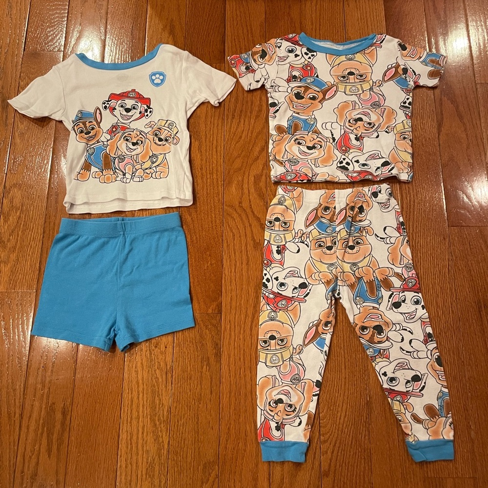 Paw Patrol Toddler Pajama Bundle Size 4 🐶 - Picture 1 of 6